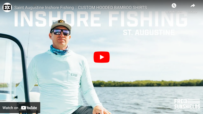 Captain Tommy Derringer's outdoor apparel choice: Custom Bamboo Shirts