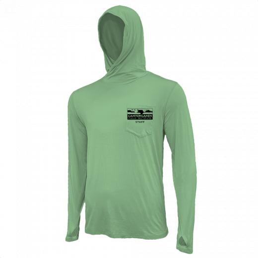 Custom Bamboo Hooded Long Sleeve Shirt