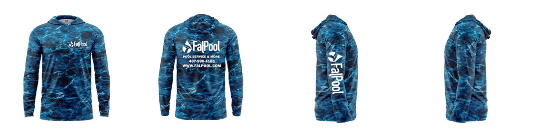 Custom Mossy Oak UPF Hooded Shirt