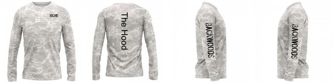 Custom Mossy Oak UPF Shirt Long Sleeve