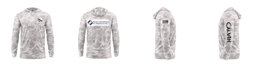 Custom Mossy Oak UPF Hooded Shirt