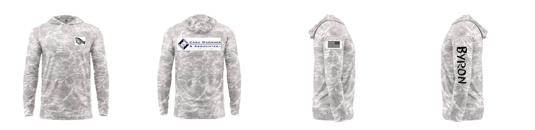 Custom Mossy Oak UPF Hooded Shirt