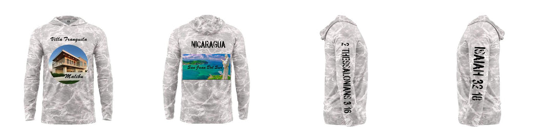 Custom Mossy Oak UPF Hooded Shirt