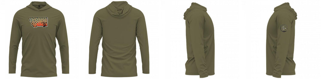 Custom Hooded UPF Shirt