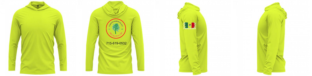 Custom Hooded UPF Shirt