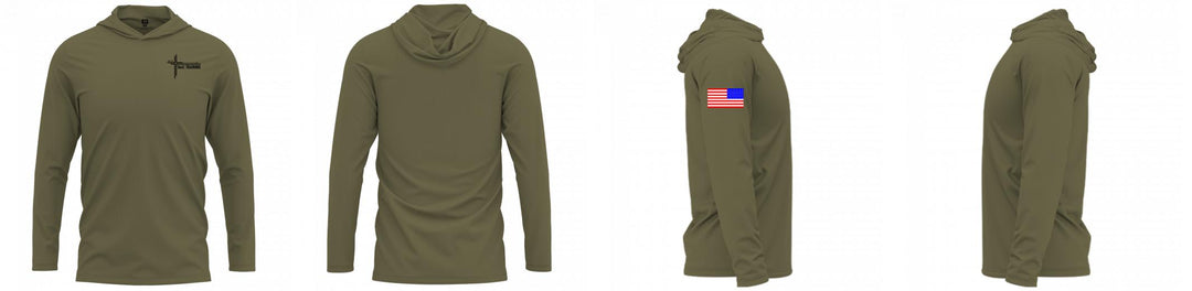 Custom Hooded UPF Shirt