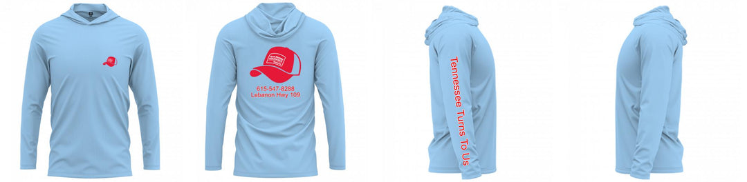 Custom Hooded UPF Shirt