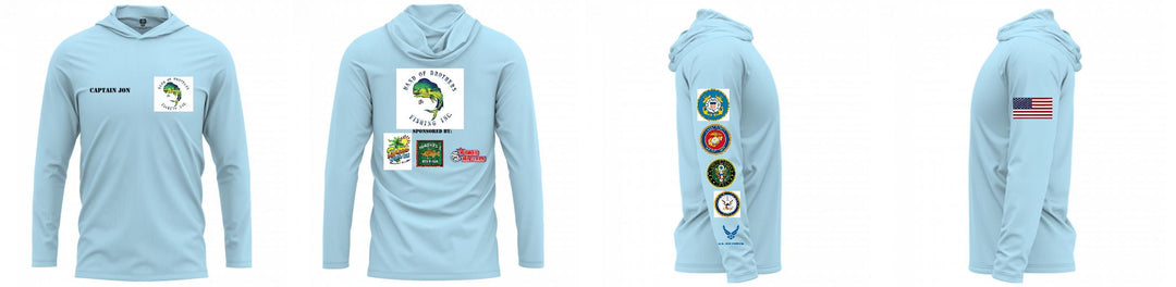 Custom Hooded UPF Shirt