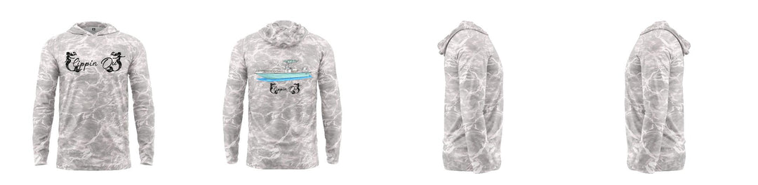 Custom Mossy Oak UPF Hooded Shirt