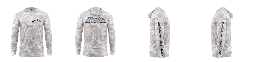 Custom Mossy Oak UPF Hooded Shirt