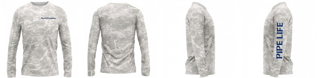 Custom Mossy Oak UPF Shirt Long Sleeve
