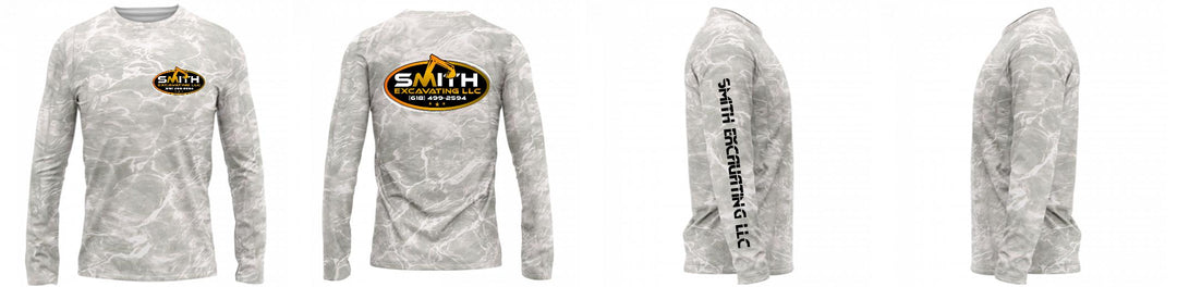 Custom Mossy Oak UPF Shirt Long Sleeve