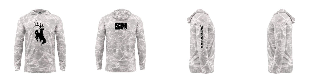 Custom Mossy Oak UPF Hooded Shirt