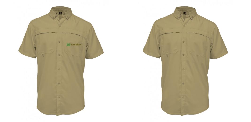 Custom Men's Button Up Short Sleeve