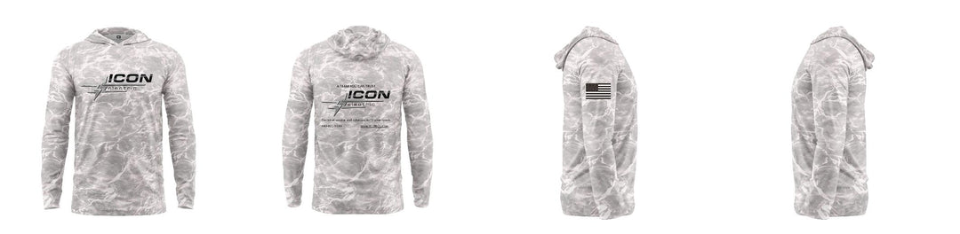 Custom Mossy Oak UPF Hooded Shirt