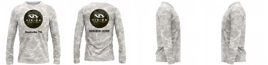 Custom Mossy Oak UPF Shirt Long Sleeve