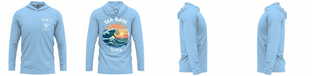 Custom Hooded UPF Shirt