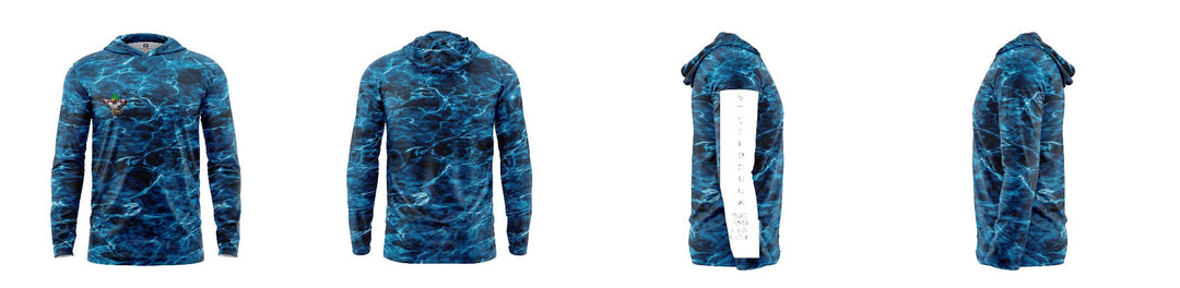 Custom Mossy Oak UPF Hooded Shirt