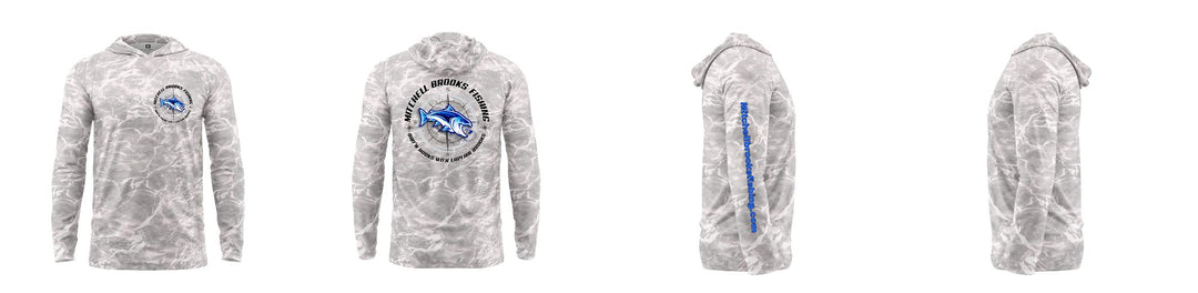 Custom Mossy Oak UPF Hooded Shirt