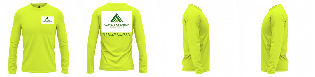 Custom UPF Shirt Long Sleeve