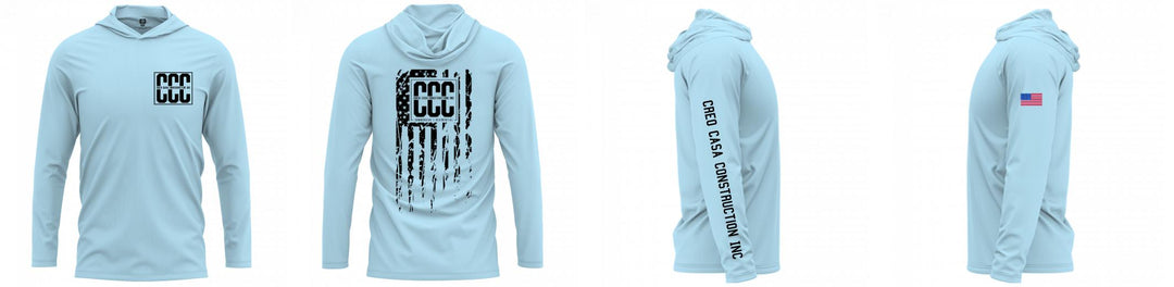 Custom Hooded UPF Shirt