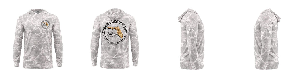 Custom Mossy Oak UPF Hooded Shirt
