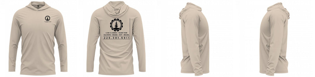 Custom Hooded UPF Shirt