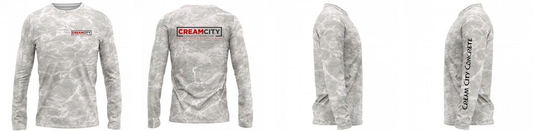 Custom Mossy Oak UPF Shirt Long Sleeve