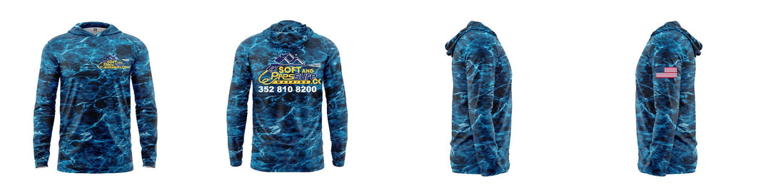 Custom Mossy Oak UPF Hooded Shirt