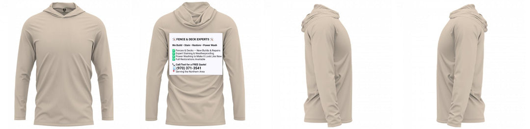 Custom Hooded UPF Shirt