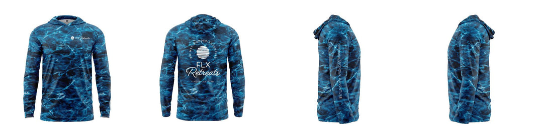 Custom Mossy Oak UPF Hooded Shirt