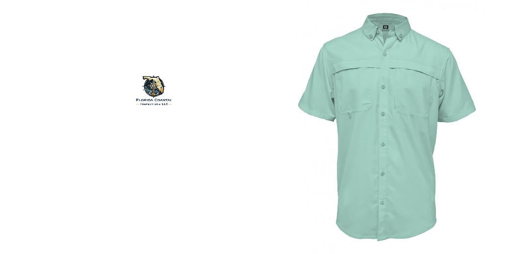Custom Men's Button Up Short Sleeve