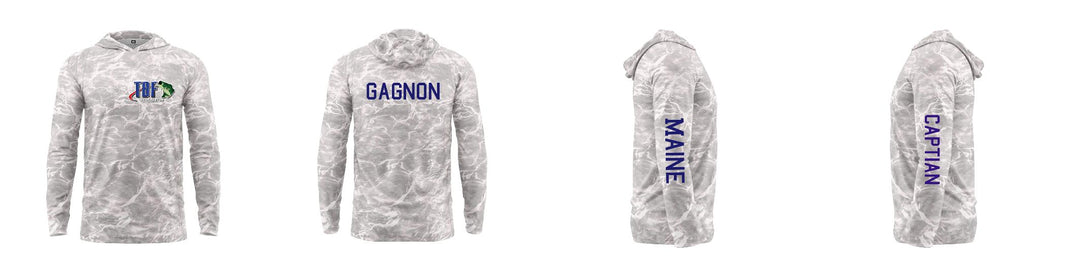 Custom Mossy Oak UPF Hooded Shirt