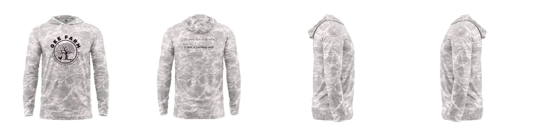 Custom Mossy Oak UPF Hooded Shirt