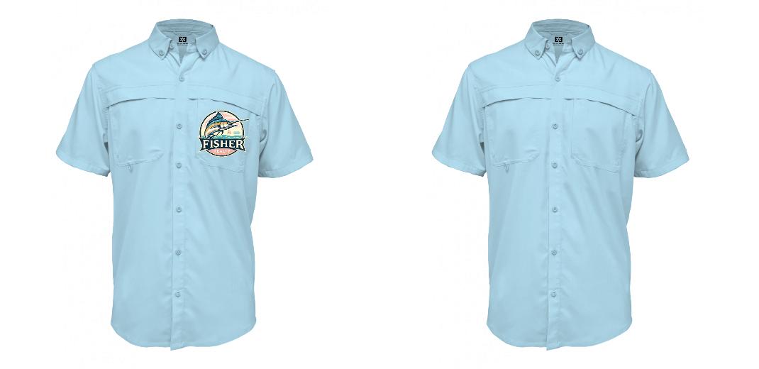 Custom Men's Button Up Short Sleeve