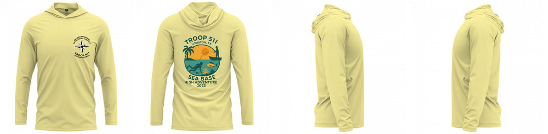 Custom Hooded UPF Shirt