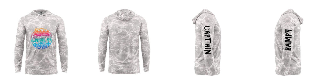 Custom Mossy Oak UPF Hooded Shirt