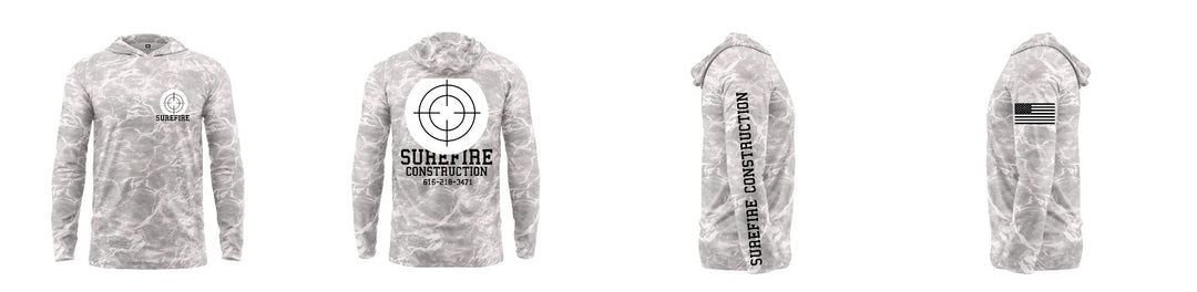 Custom Mossy Oak UPF Hooded Shirt