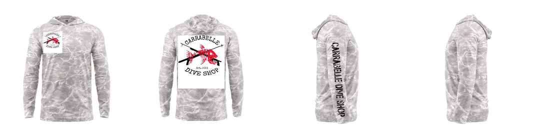 Custom Mossy Oak UPF Hooded Shirt