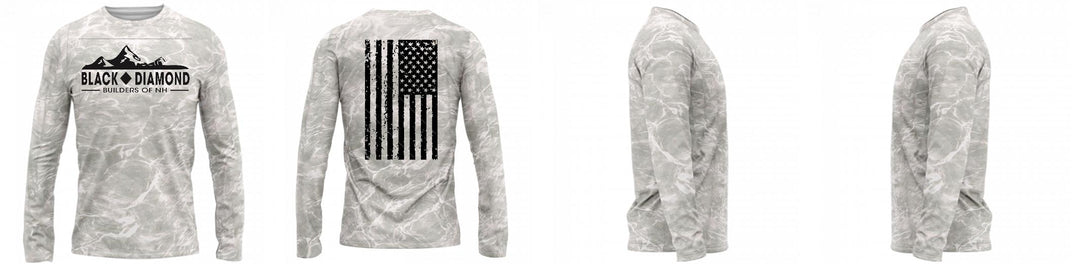 Custom Mossy Oak UPF Shirt Long Sleeve