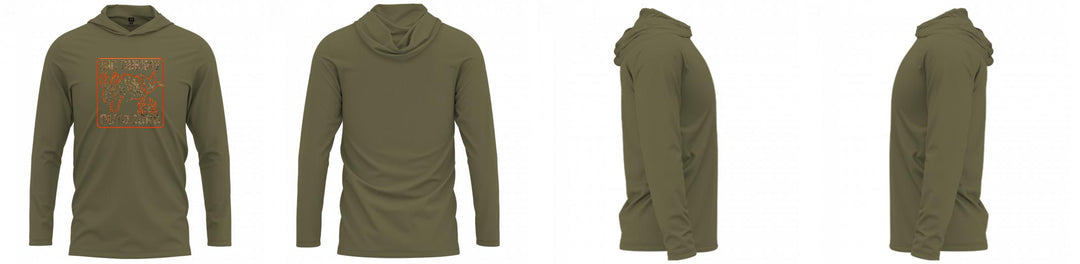 Custom Hooded UPF Shirt