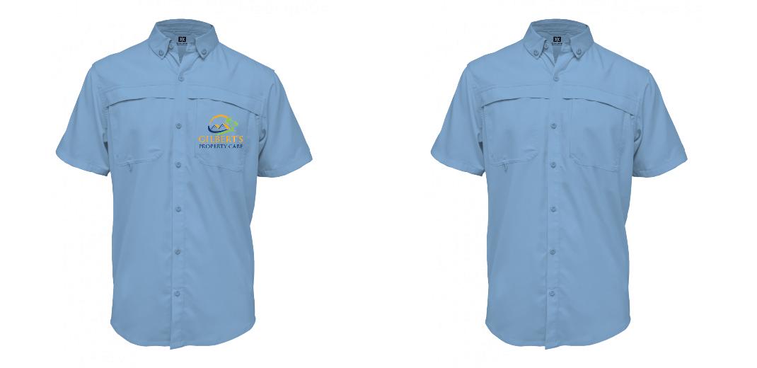 Custom Men's Button Up Short Sleeve