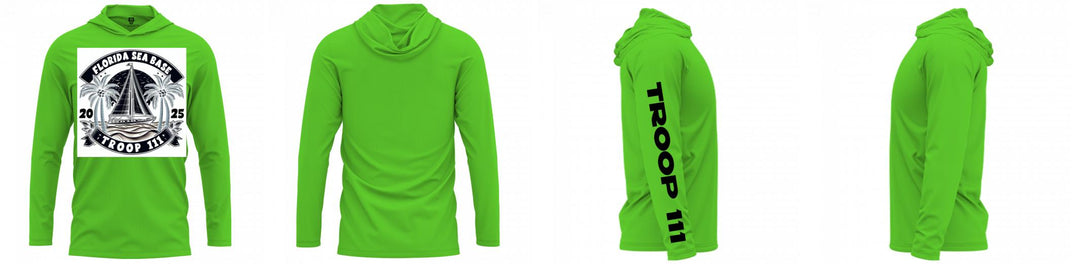 Custom Hooded UPF Shirt