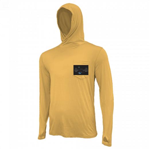 Custom Bamboo Hooded Long Sleeve Shirt