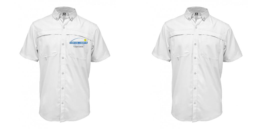 Custom Men's Button Up Short Sleeve