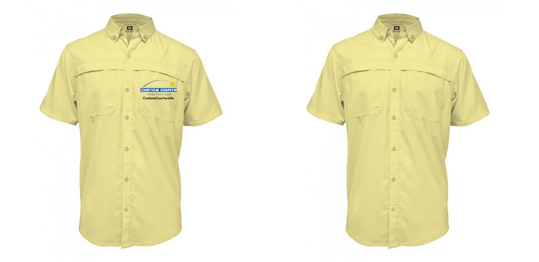 Custom Men's Button Up Short Sleeve