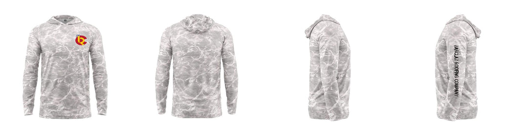 Custom Mossy Oak UPF Hooded Shirt