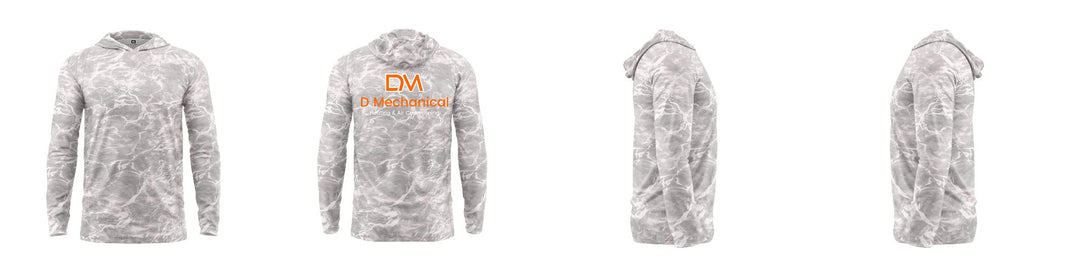 Custom Mossy Oak UPF Hooded Shirt