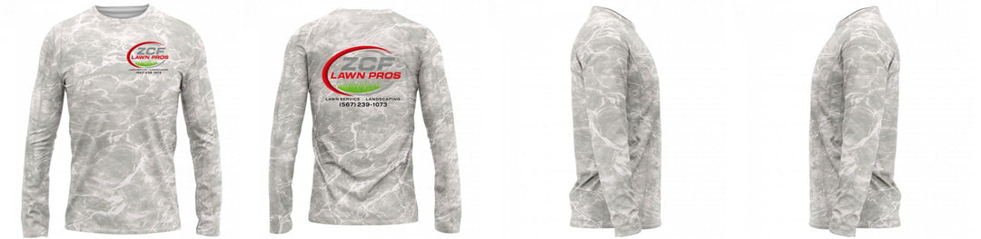 Custom Mossy Oak UPF Shirt Long Sleeve