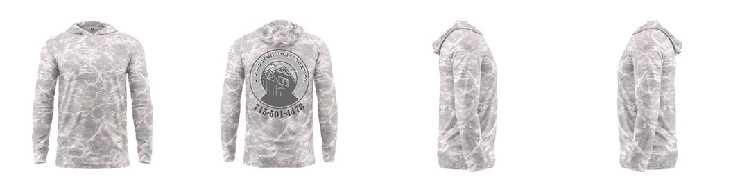 Custom Mossy Oak UPF Hooded Shirt